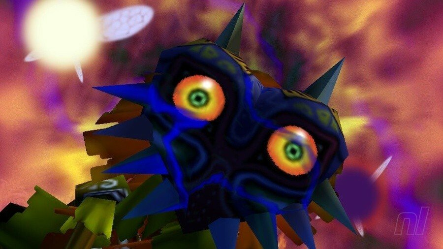 The Legend of Zelda: Majora's Mask come visto nel bundle di espansione Switch Online