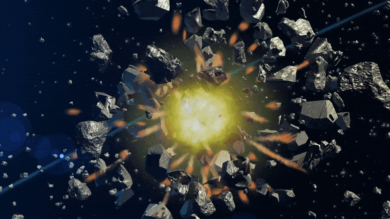 collisione di asteroidi