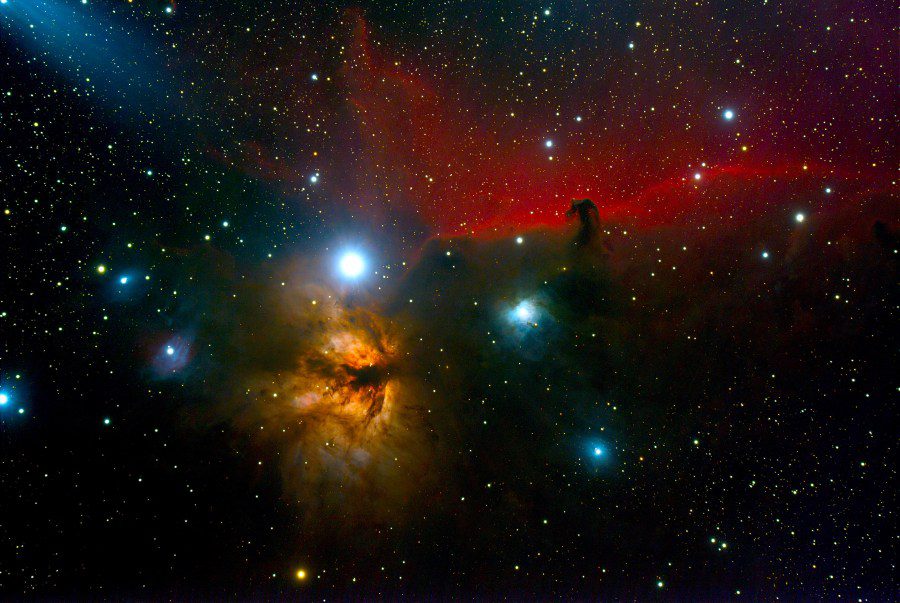 Nebulosa Testa di Cavallo IC 443 nella costellazione di Orione