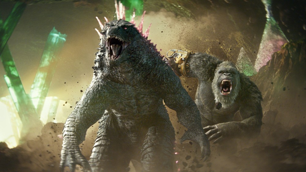 GODZILLA X KONG: THE NEW EMPIRE, from left: Godzilla, Kong, 2024. © Warner Bros. /Courtesy Everett Collection