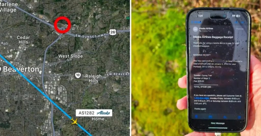 Ecco come questo iPhone è sopravvissuto a una caduta di 16.000 piedi da un aereo dell'Alaska Airlines
