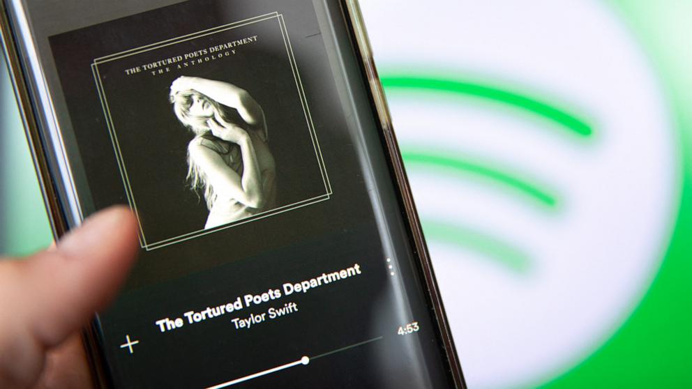 Spotify afferma che "The Tortured Poets Department" di Taylor Swift ha battuto più record in un solo giorno