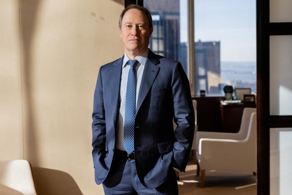 Il nuovo CEO di Morgan Stanley, Ted Beck, posa per una foto a New York, negli Stati Uniti, il 21 dicembre 2023. Fotografia: Jenna Moon/Reuters